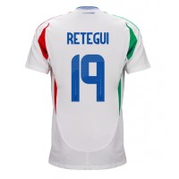Camisa de time de futebol Itália Mateo Retegui #19 Replicas 2º Equipamento Europeu 2024 Manga Curta